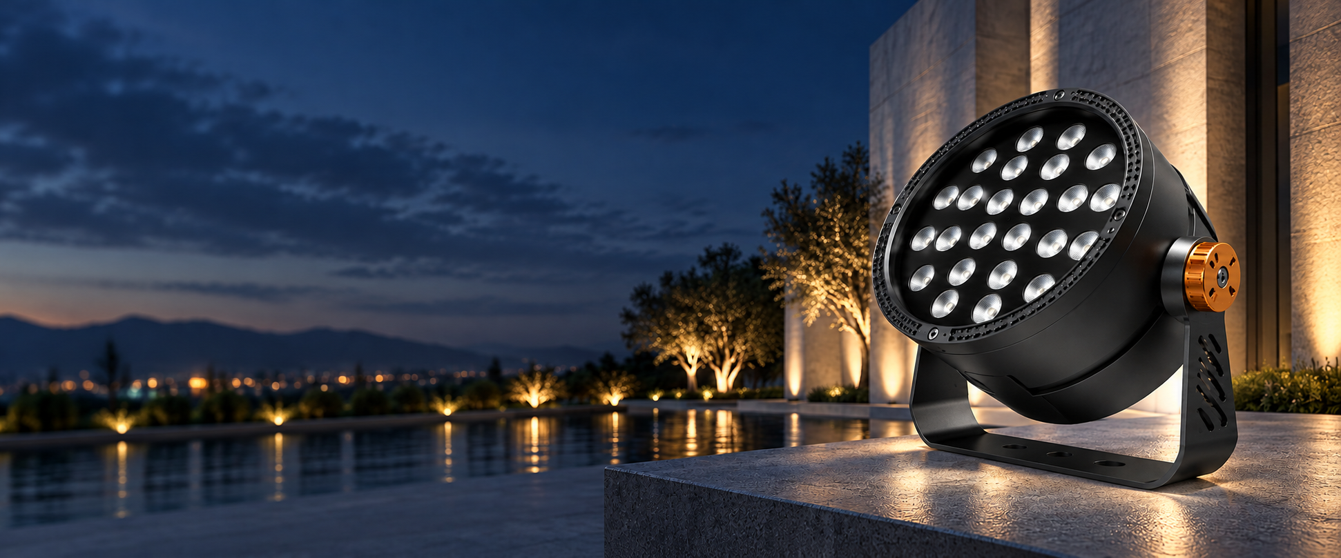 led flood light architectural lighting illustration